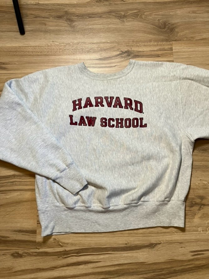 Vintage 90s Harvard Law School Sweatshirt